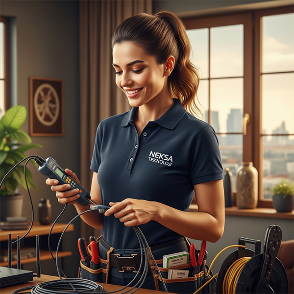 Odadan Odaya İnternet Kablosu Çekme Servisi – İstanbul, Başakşehir 3 Odadan Odaya İnternet Kablosu Çekme Servisi